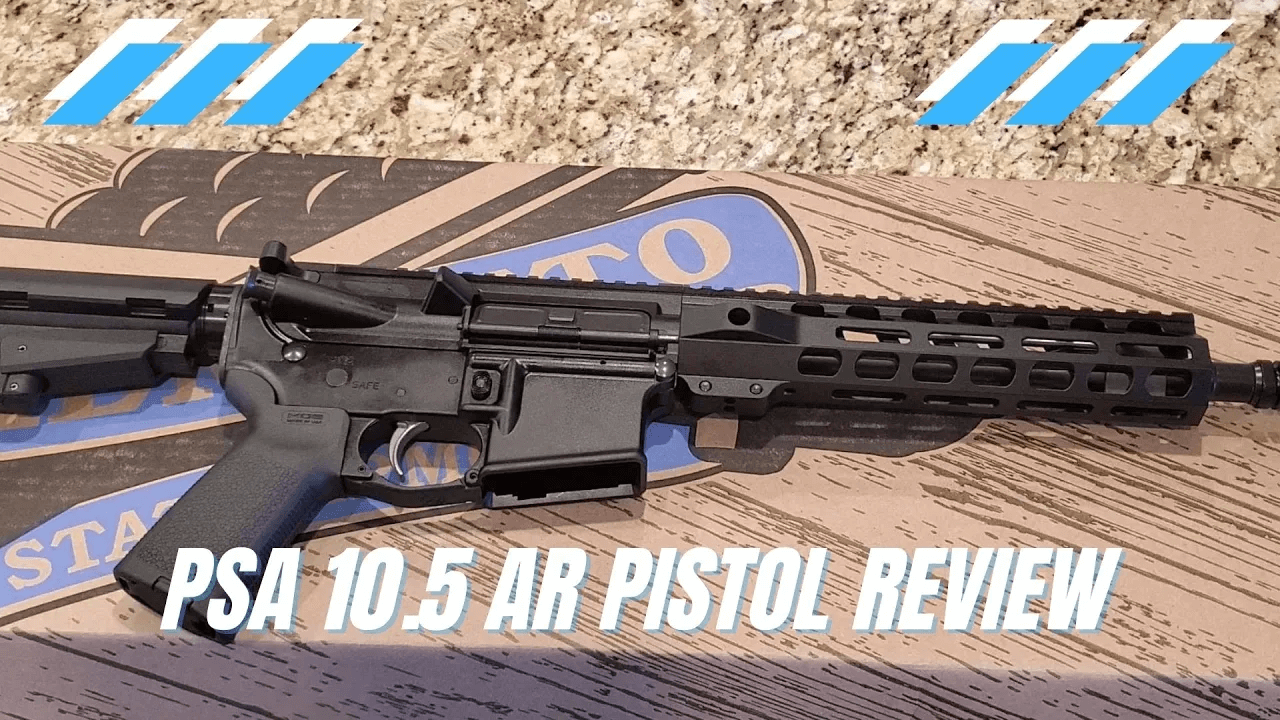 PSA 10.5″ 5.56 NATO SBA3 AR Pistol Review