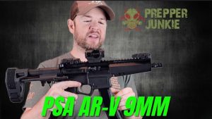 PSA AR-V 7" 9MM TRI-LUG PDW PISTOL REVIEW