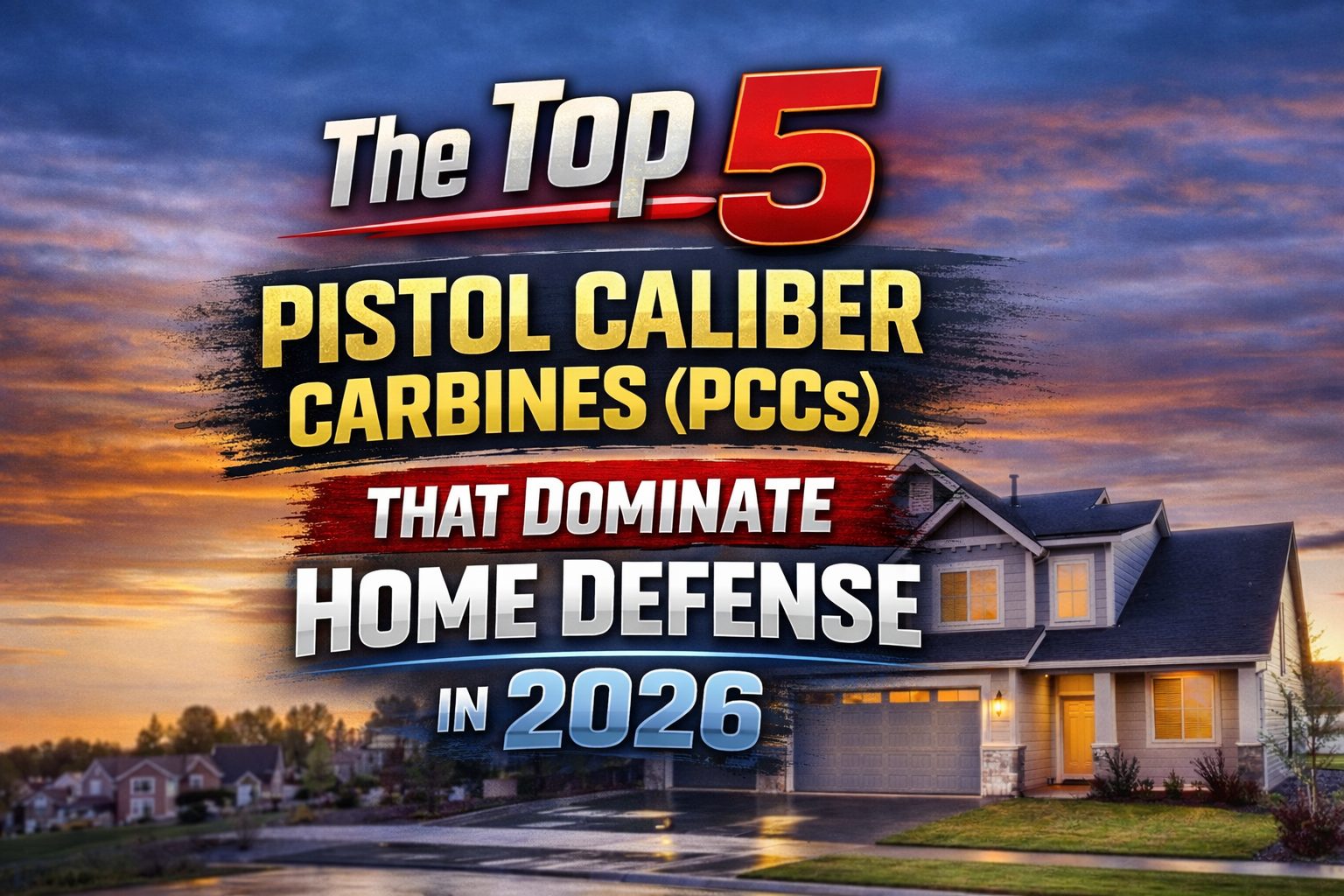 The Top 5 Pistol Caliber Carbines (PCCs) That Dominate Home Defense in 2026