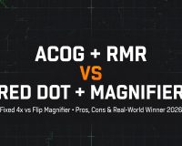 Acog rmr vs red dot magnifier