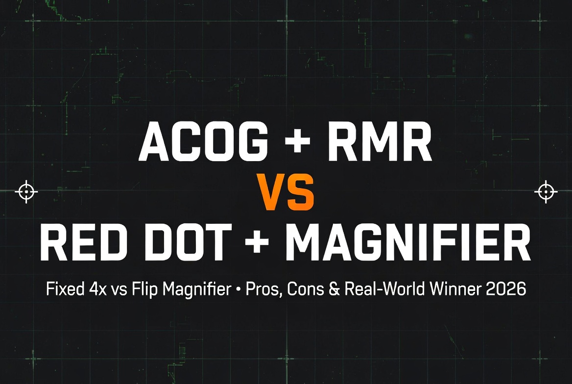 Acog rmr vs red dot magnifier