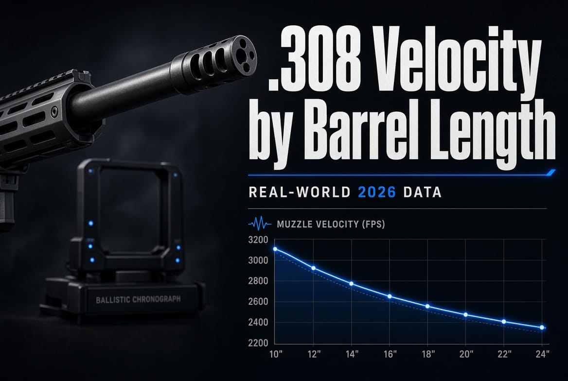 .308 Winchester Velocity by Barrel Length: Real-World Guide (2026 Data)